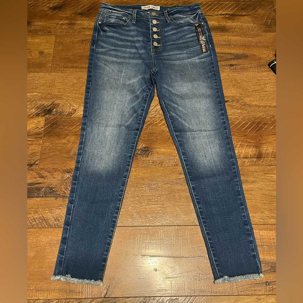 NWT Absolutely Famous High Rise Skinny Ankle Jeans Size 27